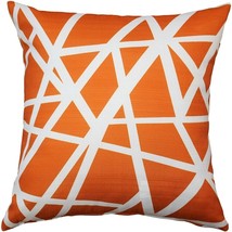 Bird's Nest Orange Throw Pillow 19x19, with Polyfill Insert - £39.92 GBP