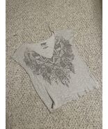 Tokyo Darling Women’s Off White Knit Short Sleeve Top Mandala Size Small - $126.04 MXN