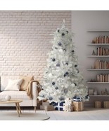 KI Store 6ft White Christmas Tree with Ornaments and Lights All-in-ONE C... - $1,825.75 MXN