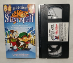 Vintage Buster &amp; Chauncey&#39;s Silent Night VHS Christmas Movie 1998 + BONUS Mickey - £5.67 GBP