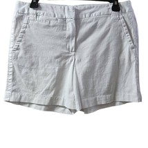 White Stretch Chino Shorts Size 6 - $24.75