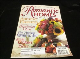 Romantic Homes Magazine November 2001 Autumn Pleasures, Depression Glass - £9.42 GBP