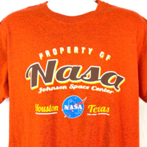 NASA Johnson Space Center Property Of L Rust T-Shirt Large Mens Houston Texas - £21.12 GBP