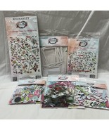 49 & Market Kaleidoscope 6 Pcs Laser Cuts Chipboard Words Frames Acetate Colors - $59.99