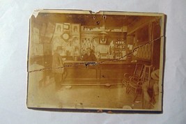 Antique original photo Saloon Scene  in Jerome,Arizona great advertising - £126.20 GBP