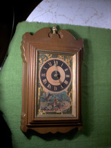 Vintage Clock Westclox Nocord Plastic Battery Operated Colonial Style - Works - £47.85 GBP