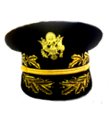 US ARMY GENERAL DARK NAVY UNIFORM HAT NEW MOSTLY ALL SIZES CP MADE WWII ERA - £114.02 GBP