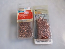 &quot;&quot;COPPER PLATED NAILS&quot;&quot; - 2 NEW PACKAGES - $8.89