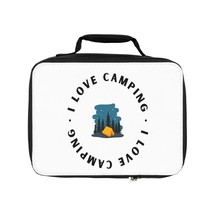 I love camping Lunch Bag nature lovers outdoor fun gift D2 - $47.27