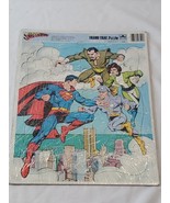 VINTAGE 1983 Golden DC Comics Superman Frame Tray Puzzle - £15.56 GBP