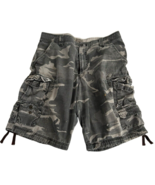 Lee Dungarees Men Shorts Green Cargo Camouflage Cotton Distressed Army 3... - €24,30 EUR