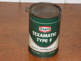 Vintage Texaco Texamatic Type F Transmission Fluid Empty Pint Can - $44.55