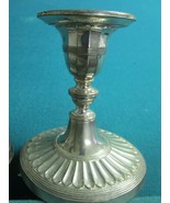 Gorham Japan PAIR candleholder silverplate, oval base, 5&quot; ORIGINAL - £97.77 GBP