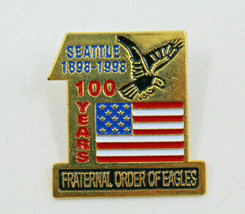 FOE Fraternal Order of Eagles Seattle 100 Years 1898 - 1998 Washington F... - £15.06 GBP