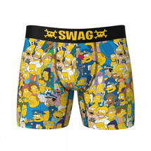 The Simpsons All Springfield Characters Swag Boxer Briefs Multi-Color - £17.28 GBP