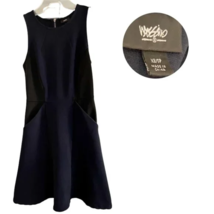 MOSSIMO Navy Blue And Black Fit And Flare With Pockets Size XS - $11.88