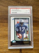 1998 Bowman Chrome Football Germane Crowell Detroit Lions Card #8 PSA 9 - £7.74 GBP