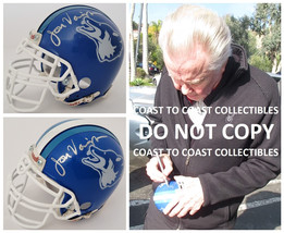 Jon Voight Signed Varsity Blues Texas Coyotes Mini Helmet Proof COA Bud ... - £208.82 GBP
