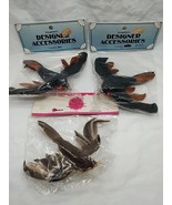 (3) Mangelsens Designer Accessories 5&quot; Flying Bird Paper Crafts - $16.82