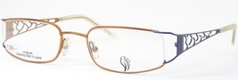 Cobra Optics C12 C Kupfer/Blau Selten Brille Mit / Swarovski Kristalle 49-18-135 - $113.43