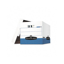 Bankers Box Data-Pak Storage Box- 12-3/4 x 16 x 12-1/2- White/Blue- 12/Ctn - €226,53 EUR