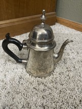 Saudi Arabia Stamped  Silver Tone Tea Pot Made In India - $21.15