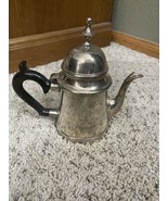 Saudi Arabia Stamped  Silver Tone Tea Pot Made In India - $399.65 MXN