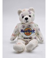 Herrington Teddy Bears Hard Rock Cafe BOSTON Peace Sign Bean Bag Plush T... - £13.23 GBP