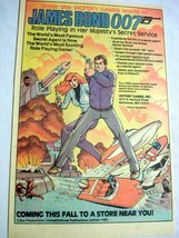 1983 Color Ad James Bond Victory Games Her Majesty&#39;s Secret Service - $7.99
