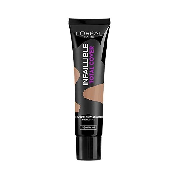 L&#39;Oreal Paris Infallible Total Cover Foundation, Number 24, Golden Beige  - £15.70 GBP