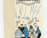 Harolds Club of Reno Nevada Greeting Card Everybody&#39;s Doin It  - $15.84