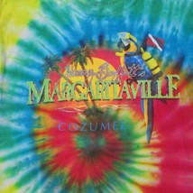 Jimmy Buffett Margaritaville Cozumel T Shirt Size Medium Parrot Rainbow Tie Dye - £14.87 GBP