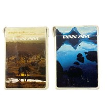 Vintage Pan Am Playing Cards Africa New Zealand Lot of 2 Decks Stardust Nu-Vue  - £9.45 GBP