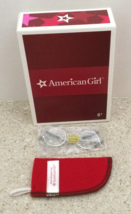 American Girl Doll Silver Glasses with red felt case.  Molly Glasses rep... - $924.57 MXN