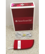 American Girl Doll Silver Glasses with red felt case.  Molly Glasses replacement - $912.02 MXN