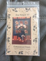 Star Keeper Wall Quilt &amp; Primitive Angel Pattern by Cottonwood Creek 119 Stars - £7.58 GBP