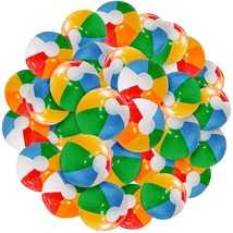 Beach Ball For Kids - 12&#39;&#39; Beach Balls Bulk 30 Pack Inflatable Pool Beac... - £30.25 GBP