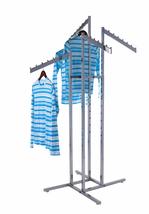 Only Garment Racks - Heavy Duty Chrome 4 Way Rectangular Arm Clothing Rack, Adju - £97.05 GBP