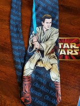 Star Wars ~ OBI-WAN KENOBI ~ 55&quot; Necktie ~ Polyester ~ Ralph Marlin - £11.95 GBP