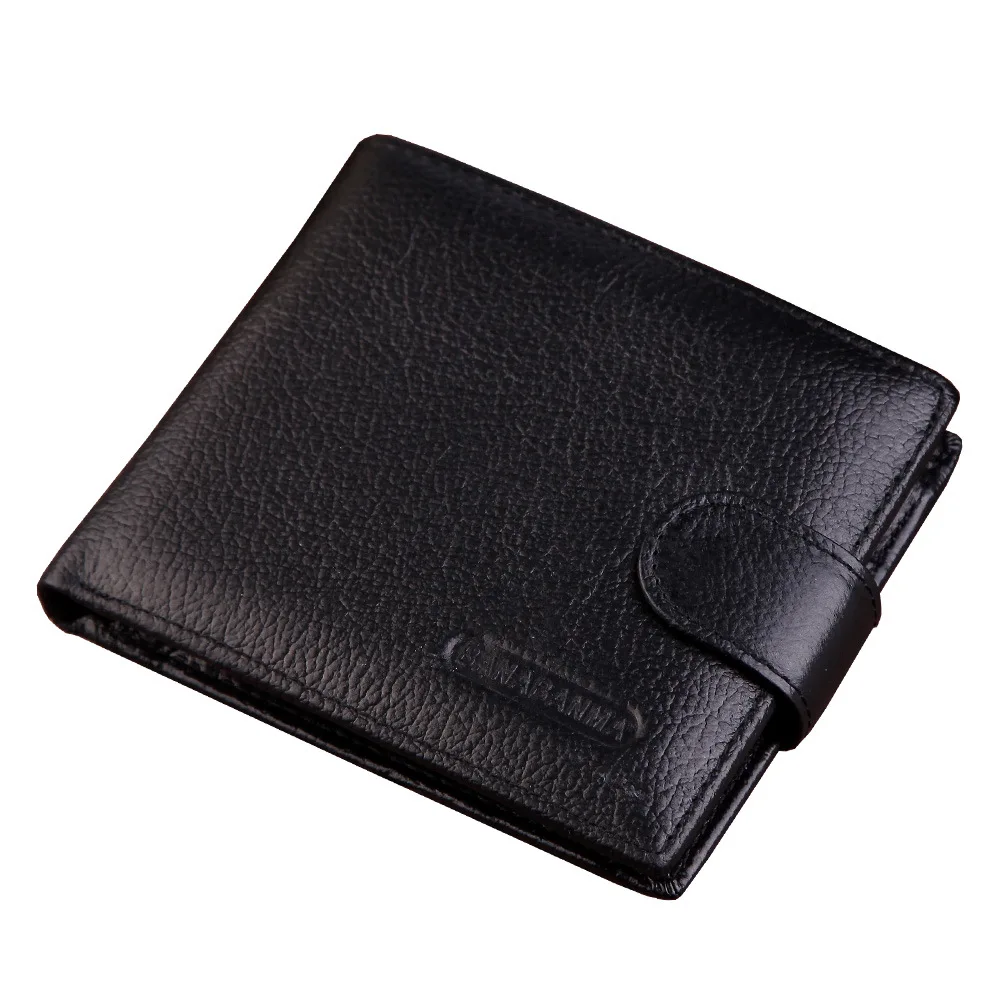 Men&#39;s Wallet Made of Genuine Leather 2022 Designer Cow Purse Short Billeteras Mo - $66.84