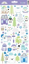 Doodlebug Cardstock Stickers-Icons, Snow Much Fun (Pack of 3) - $45.99