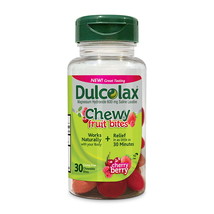 Dulcolax Magnesium Hydroxide Laxative Chewable Bites Constipation Relief 30 CT - £10.24 GBP