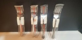 Estia Gourmet Stainless Steel Dinner Forks 7 1/2&quot; Set of 4 - £23.88 GBP