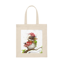 Pete the Sweet Little Bird Canvas Tote Bag - £13.57 GBP