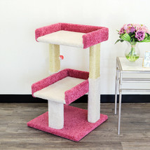 Premier Large Playful Cat Perch, Pink Or Purple - Free Shipping In The U.S. - £111.86 GBP