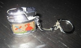 ATLAS LITE Mini Dutch Windmill Theme Automatic Gas Butane Key Chain Lighter - $14.99