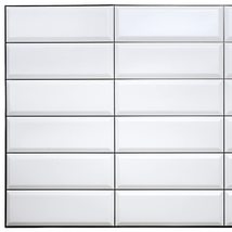 Dundee Deco GRAZPG7116 White Grey Faux Tile PVC 3D Wall Panel, 3.1 ft X 1.6 ft ( - £7.79 GBP+