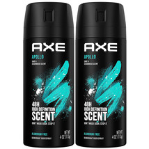 Pack of 2 New AXE Body Spray for Men Apollo 4 oz - £11.44 GBP