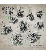 3D Printed Asgard Rising Goblin Spiders Riders Set 32mm Ragnarok D&amp;D - $11.78+