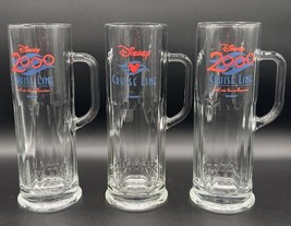 Official DISNEY Cruise Line Heavy Glass Tall Beer Mug Stein by LIBBEY US... - £21.94 GBP